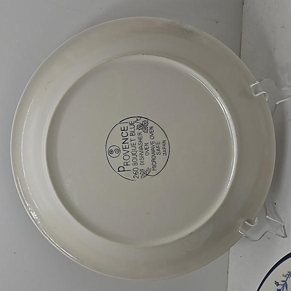 VINTAGE Sango Provence 260 Boquet Blue Dinner Plate BEAUTIFUL - Picture 3 of 4